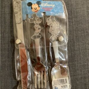 Disney Stainless Steel Flatware Set - Silver